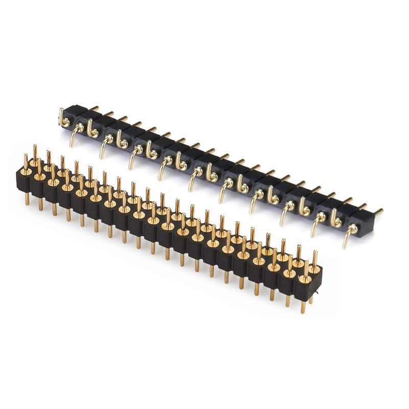 2.0mm圆针 双排SMT 180度